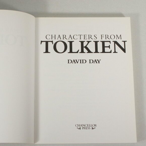 Vintage Book "Characters From Tolkien" David Day Chancellor Press 2002 Bestiary - Picture 2 of 10